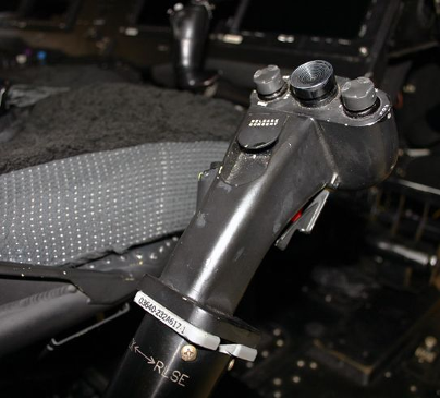 Close-up of a control panel of a helicopterAI-generated content may be incorrect.